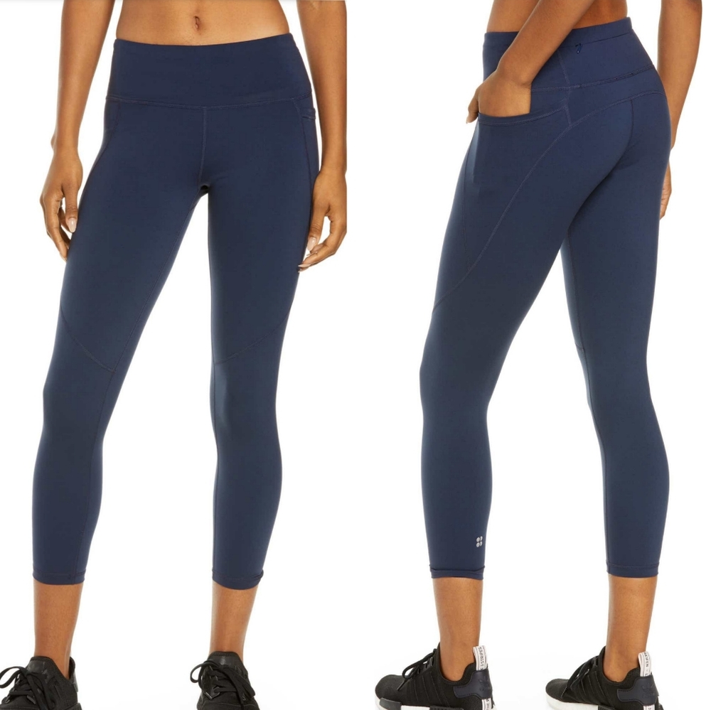 NEW Sweaty Betty Power Pocket Workout 7/8 Leggings - Picture 1 of 6
